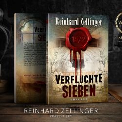 The book Verfluchte Sieben by Reinhard Zellinger, created by MaryDes Designs.