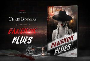 Chis Bosser's book cover design Bangkok Blues, created by MaryDes